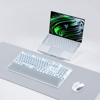 Razer Pro Type Ultra Mechanical Wireless Keyboard 3-Mode 2.4G USB White Backlit for Mac & Windows Office