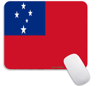 Alfombrilla de ratón con bandera de Santa Lucía para hombres y mujeres, base de goma antideslizante, alfombrilla de escritorio para escritorio, ordenador, portátil, PC, juegos, hogar u oficina