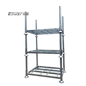 Hochleistungs-Kaltlager Industrielager verzinkte Metallpfosten Paletten-Übertrager Stapelregale - Product Image 1