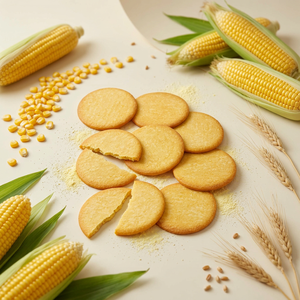 Impossible de résister à la croquantesse ? Découvrez les craquelins de maïs croustillants Atela, super fins, au goût de maïs sucré, faibles en glucides et en matières grasses |   ODM |   Gratuit - Product Image 1