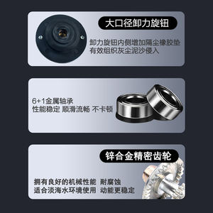 RYOBI RANMI XP 새로운 스피닝 릴 6 + 1bb 최대 드래그 9 kg 서핑 휠 2000-4000 낚시 릴 - Product Image 5