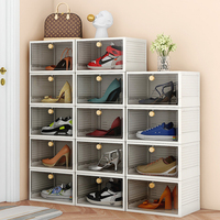 Sésame fourmi boîte organisateur de stockage de chaussures en plastique armoire à chaussures Transparent acrylique boîte de stockage pour chaussures
