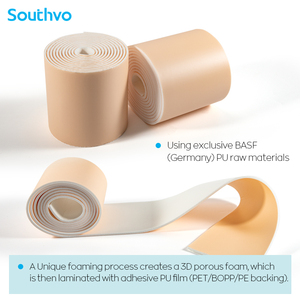 फैक्टरी थोक चिकित्सा 3 डी छिद्रित संरचना 1 मिमी-8 मिमी जंबो रोल फोम मेडिकल <span class=keywords><strong>pu</strong></span> फोम ड्रेसिंग सामग्री फिल्म के साथ - Product Image 3