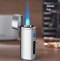 Briquet Cristal ELF TPD Puffs, Briquet Cigarette Électronique Métallique USB, Idéal pour Cadeaux de Boutique Spécialisée