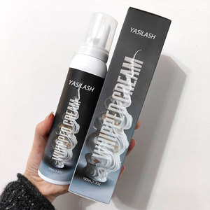 Recién llegado, champú limpiador de espuma para pestañas batidas de etiqueta privada de 100ml en embalaje colorido, pestañas postizas estilo crema batida - Product Image 4