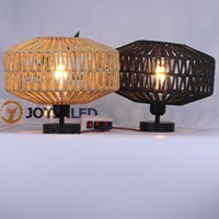 Plafonnier en rotin fait main, style bohème, en osier, luminaire en bambou naturel tressé pour chambre et salon