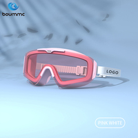 Lunettes de natation avec logo personnalisé, protection des yeux transparente HD pour myopie, joint en silicone réglable, lunettes de natation