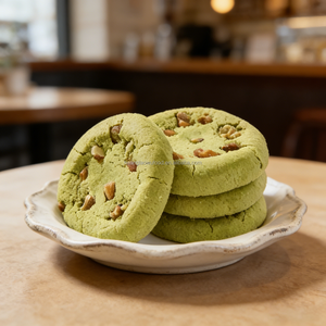 ขนมขบเคี้ยวจีนฮวงเหลาหวู่ บิสกิตและคุกกี้ ขนมหวานแสนอร่อย พอริยา มัทฉะ นัท คริสปี้ แครกเกอร์ - Product Image 2