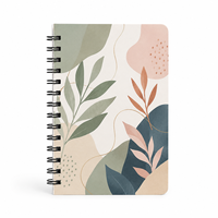 Carnets simples de production en usine, carnet à spirale personnalisé OEM à couverture souple