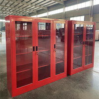 Casier de protection pour pompiers avec piles, équipement d'urgence, armoire avec bobine, tuyau de feu