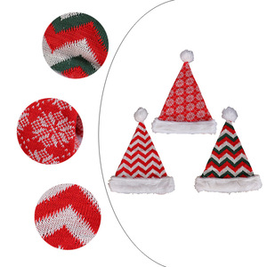 Chapeau <span class=keywords><strong>de</strong></span> <span class=keywords><strong>Noël</strong></span> tendance : Chapeau <span class=keywords><strong>de</strong></span> Père <span class=keywords><strong>Noël</strong></span> en feutre rayé rouge et blanc, chapeau <span class=keywords><strong>de</strong></span> <span class=keywords><strong>Noël</strong></span> en peluche pour adultes et enfants, vente en gros personnalisée - Product Image 4