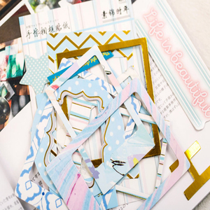 15 pz/pacco adesivi colorati cornice <span class=keywords><strong>per</strong></span> <span class=keywords><strong>foto</strong></span> speciale carta fai da te Scrapbooking adesivi diario regalo etichetta decorazione - Product Image 4