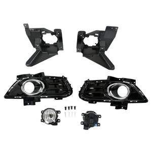 Marco de rejilla para faro antiniebla inferior de Ford Mondeo Fusion 2013-2016, conjunto de luz de plástico de 12V, pieza de repuesto - Product Image 4