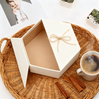 Carton personnalisé magnétique double porte papier hexagonal doux mariage demoiselle d'honneur rose boîte cadeau avec ruban