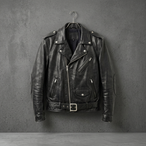 Black Men's Eco-Friendly Canvas Leather <b>Slim</b> <b>Fit</b> Winter Solid Waterproof Windproof Breathable Zipper Front Motorcycle <b>Jacket</b> - Product Image 3