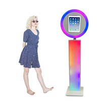 Nouvelle lampe annulaire portable pour selfie, style parapluie, blanche, verrouillable, pour DSLR, iPad et cabine photo