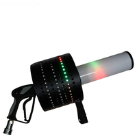 Machine à fumée et confettis à LED rechargeable 300W à haut débit avec télécommande