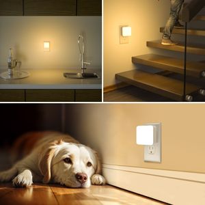 Dusk to Dawn <b>LED</b> Night <b>Light</b> with <b>Light</b> Sensor 2700K Warm White US <b>Plug</b> <b>In</b> Night Lamp ETL Certified for Indoor Use - Product Image 4