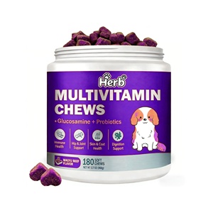 Suplementos de Vitaminas y Minerales para Perros - Masticables Blandos de Rápida Absorción, Fortalecen las Articulaciones, Inmunidad, Salud Intestinal y Cutánea, Calcio, Zinc, para Todas las Razas - Product Image 1