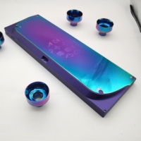 Keyboard Mekanik Gaming Kabel 61 Tombol Portabel Kustom 80% 75% 65% 60%  dengan Casing/Pelat/Pemberat/Bagian Atas/Bawah