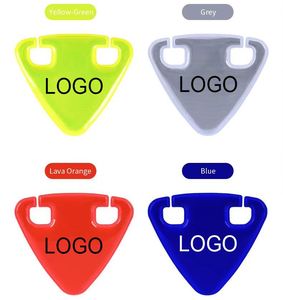 Logo personnalisé imprimé à l'écran, avertissement de sécurité, selle de vélo réfléchissante, accessoires de vélo - Product Image 1