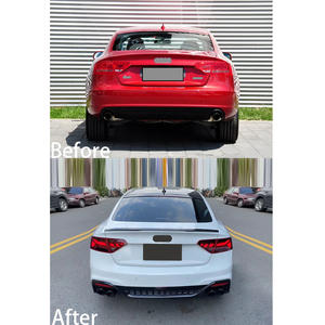 Kit de carrosserie automobile pour <span class=keywords><strong>Audi</strong></span> A5 2008-2011 Mise à niveau vers RS5 <span class=keywords><strong>2021</strong></span> Pare-chocs avant et arrière Assy Jupes latérales Grille de diffuseur arrière - Product Image 6