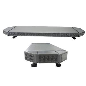 Barre lumineuse stroboscopique <span class=keywords><strong>LED</strong></span> à Double rangée, dernier cri, en acier inoxydable, barre lumineuse d'avertissement, 1W, pilote 8, DC12V, argent, 48, 55, 63 pouces - Product Image 1