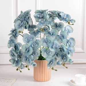 Phalaenopsis Orchid <b>Artificial</b> Flower 8 <b>Stem</b> Soft Silk High Simulation Home Decor Wedding Decoration - Product Image 2