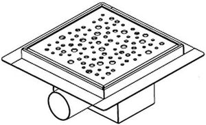 Drain de <span class=keywords><strong>douche</strong></span> Siphon de <span class=keywords><strong>douche</strong></span> en acier inoxydable Drain de sol carrelable pour salle de bain avec dispositif de désodorisation et filtre à cheveux - Product Image 4