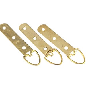 Gold Three Hole Hardware Hooks 88mm Brass Hanging Rings For Picture <b>Frames</b> <b>Photo</b> <b>Frame</b> Accessories - Product Image 4