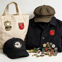 Pins en émail à thèmes variés, badges de ville, badges d'agent spécial, badges sorcière en métal pour badges souvenirs personnalisés, pour collection et cadeau
