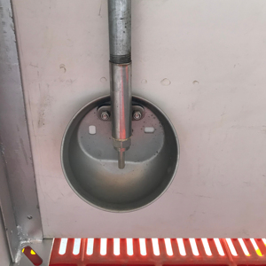 PH trang trại thiết bị của New SUS 304 double side uống bát với núm vú uống cho heo con cho ăn tự động dòng Dễ dàng cài đặt - Product Image 2