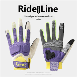Summer Breathable Non-Slip Motorcycle Gloves Touch Screen <strong>Hook</strong> &amp; Loop Closure Half Finger Unisex MTB <strong>Bike</strong> Riding - Product Image 4