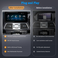 Système Linux LELV pour voiture, écran 10,25 pouces, Mercedes-Benz Classe E W212, Carplay, navigation, Android Auto, lecteur vidéo