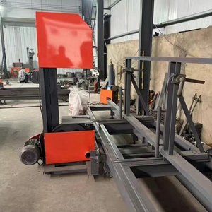 Scie à ruban professionnelle pour le travail du bois, conception à faible bruit pour la découpe de panneaux de bois massif, machine à scier à ruban 1. Scie à ruban pour le bois - Product Image 3