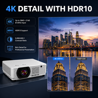 Proyector Láser 3LCD Compatible con 4K, 7500 Lúmenes, con Instalación de 360 Grados para Uso Comercial