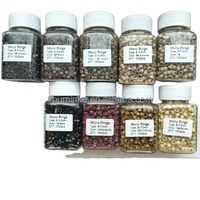 Micro-perles en aluminium doublées de silicone de 4 mm avec logo personnalisé, lot de 1000 pièces en pot pour extensions de cheveux I-Tip et micro-anneaux