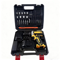 Kit de perceuse à percussion au lithium sans fil 21V perceuse à percussion électrique multifonctionnelle ensemble d'outils électriques outil portable rechargeable