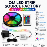 Bandes LED RGB, Rubans LED RGB, Bandes Lumineuses RGB, Kit 12V, Kit 24V