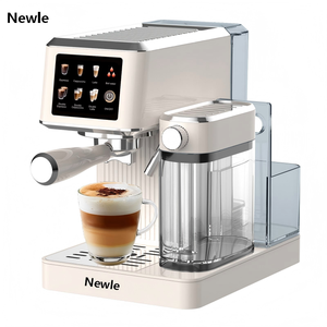 Nuova Macchina da Caffè Elettrica Semiautomatica Programmabile in Acciaio Inox con Sistema di Acqua Calda, 20 <span class=keywords><strong>Bar</strong></span> - Product Image 3