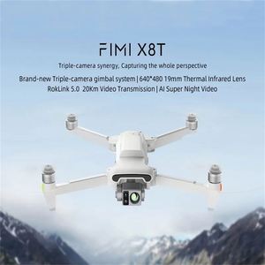 Dron FIMI X8T con Cámara Térmica Infrarroja, Quadcopter Profesional 4K con Gran Angular y Zoom Híbrido 30x, Video Nocturno con IA - Product Image 2