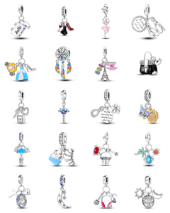 Bracelet <span class=keywords><strong>Pendentif</strong></span> Charme Unisexe Certifié GDTC en Forme de Cœur Plaqué Or avec Zircon Rose Taillé, Série Demon's Eye, Argent Blanc Tendance - Product Image 2