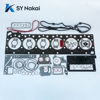 SY NAKAI 4955590 4955595 QSX15 X15 Set Gasket Mesin Atas Bawah Kit Perbaikan Penggantian