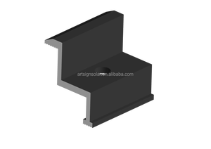 Fournisseur de systèmes de montage <span class=keywords><strong>solaire</strong></span> : Serre-câble intermédiaire <span class=keywords><strong>solaire</strong></span>, Pieu de <span class=keywords><strong>fixation</strong></span> pour tuiles, Noir, Argent, Accessoires solaires, Structure photovoltaïque |   ART SIGN - Product Image 3