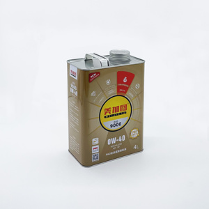 Lata Cuadrada de Hojalata de 4 Litros para Aceite de Motor con Tapa Metálica de Rosca, Grosor de 0.28mm, Envase para Químicos y Aerosoles JW-LF59 OEM - Product Image 4