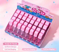 Sheglen Hello Kit Gloss à lèvres cosmétique, maquillage, fournisseur, étiquette privée végétalienne personnalisée, gloss repulpant transparent à paillettes, vente en gros en vrac