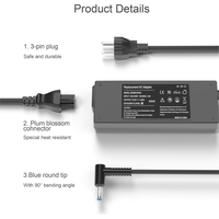 Adaptateur secteur 90W 19.5V 4.62A PN 937532-850 Chargeur de remplacement pour HP Pavilion 15 17 M4 Envy TouchSmart 14 15 17 17-j020us