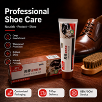 Crema para Zapatos Negra Mate Esmerilada en Tubo de 35g, Antihuellas, Agarre Cómodo