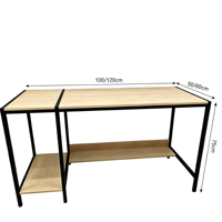 Bureaux de direction minimalistes en bois, design multicolore pratique pour le bureau à domicile, la salle d'étude ou la station de travail d'écriture