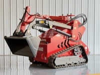 Vente directe usine Chine : Chargeurs frontaux compacts sur roues ou sur chenilles, mini-chargeuses compactes à direction par déplacement